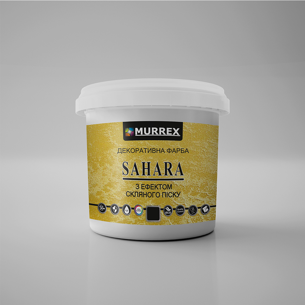 SAHARA - декоративна фарба з ефектом скляного піску 1 SAHARA - декоративна фарба з ефектом скляного піску